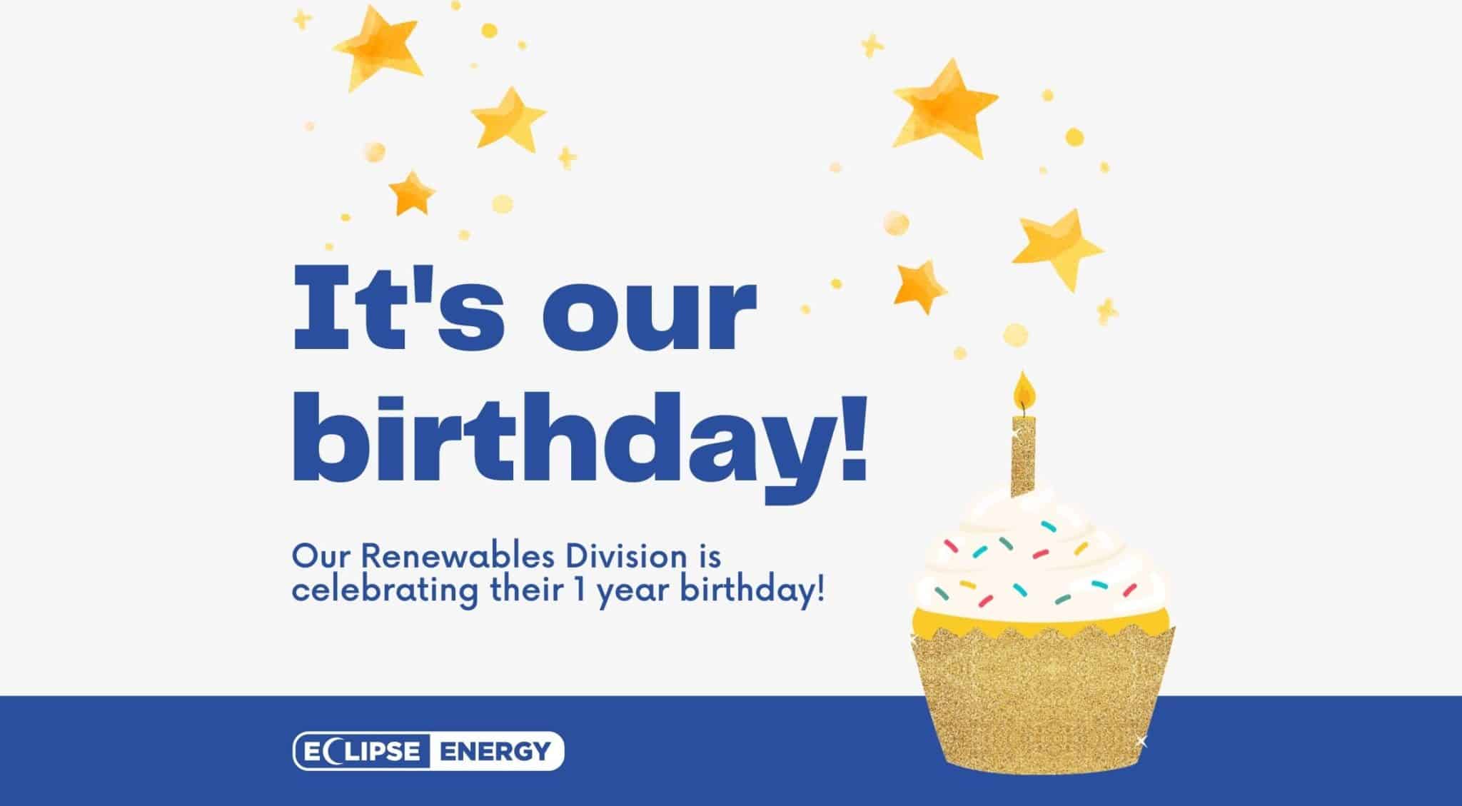 Eclipse Energy’s Renewables Division Celebrates Its 1st Year