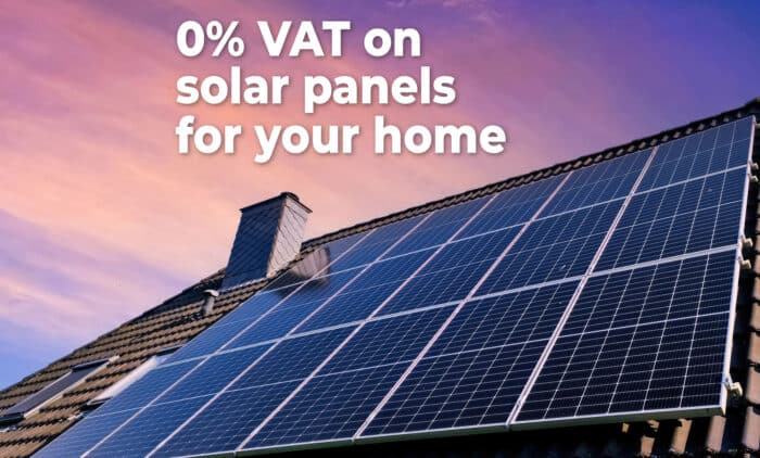 0% VAT on solar panels
