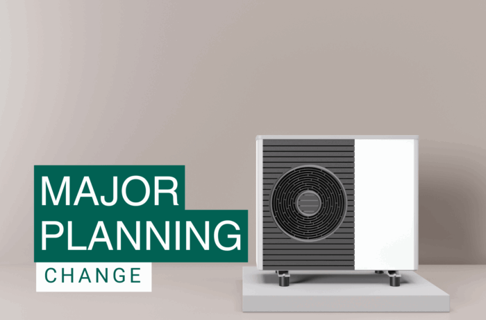 Air Source Heat Pump Planning Restriction Update