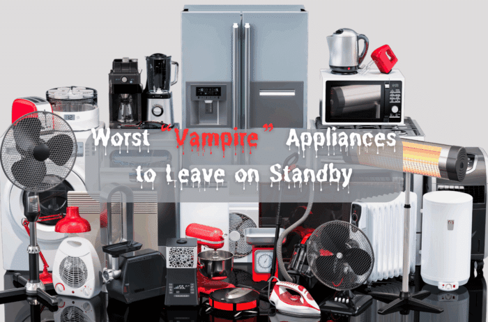 Energy Saving Tips: The WORST Appliances to Leave on Standby